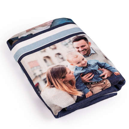 Handtuch mit Foto bedrucken | 100 x 50 cm | Baumwolle und Polyester | Mittelgroß | Personalisierter Handtuch mit Foto bedrucken
