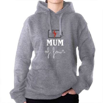 Hoodies zum Muttertag "Mum Charging" | Hochwertige Baumwolle | DTG-Digitaldruck | Muttertagsgeschenk