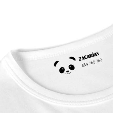 Personalisierter Textilstempel "Panda"