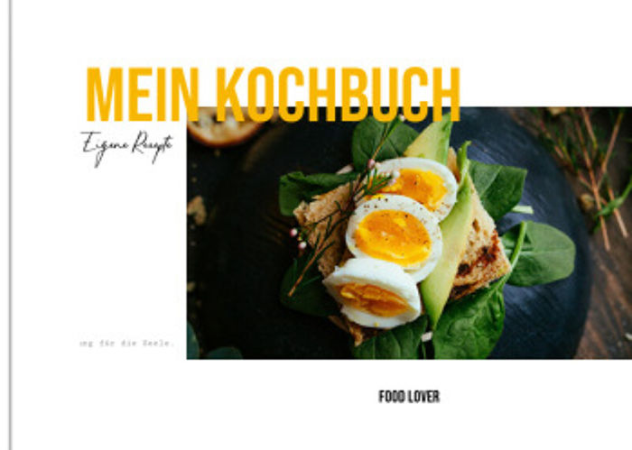 Fotobuch "Mein Kochbuch" im Format A4 drucken lassen