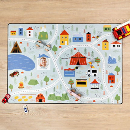 Personalisierte Bodenmatte mit Logo für Unternehmen | Aus Kautschuk | 100x40 cm | Rutschfeste Unterseite