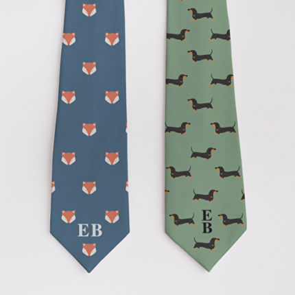 Krawatte mit eigenem Design oder Foto bedrucken | 141 x 10 cm | Polyester | Krawatte selbst gestalten | Geschenkideen zum Vatertag