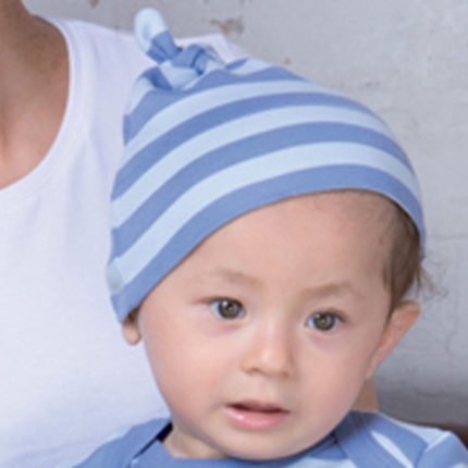 Baby Mütze mit Streifen