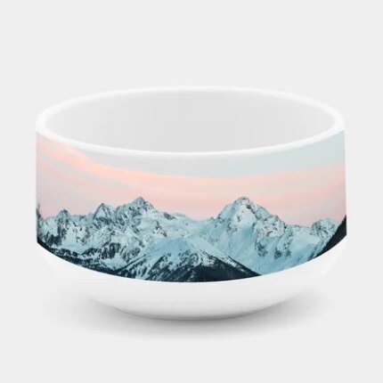 Individuelle Müslischale aus Keramik mit Fotodruck