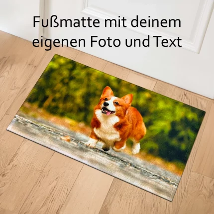 Fußmatte Hund - personalisiert - Hundefoto