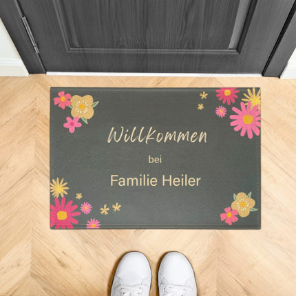 Fußmatte Familie Willkommen