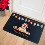 Fußmatte Weihnachten Hund