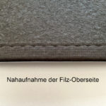 fußmatte herz-welcome grau-oberseite