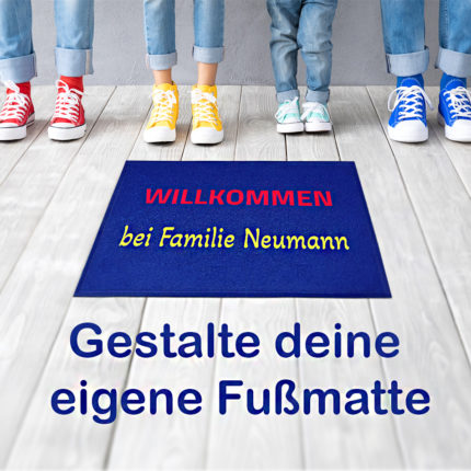 Fußmatte selbst gestalten