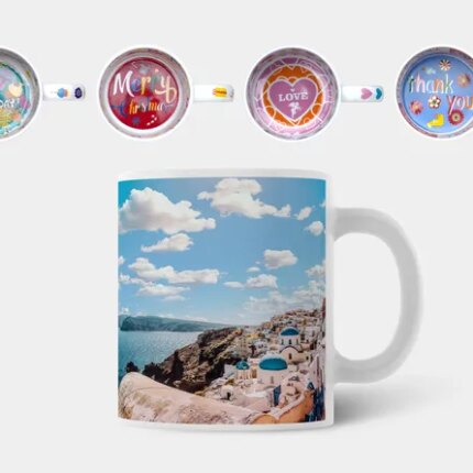 Essen & Trinken Fototasse mit Motiv