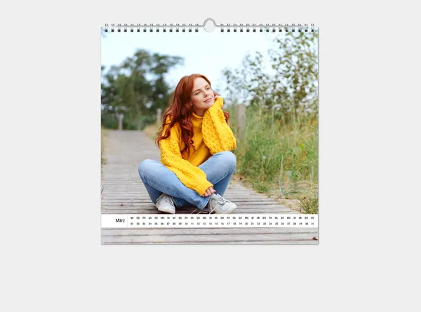 quadratisch Wandkalender 30x30 cm mit Foto online gestalten und bestellen