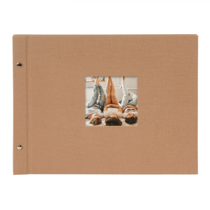 Goldbuch 28519 Bella Vista 39x31cm Haselnuss schwarze Seiten – Bild 1