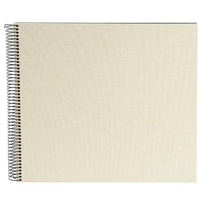 Goldbuch 25523 Bella Vista 35x30cm sandgrau schwarze Seiten – Bild 1