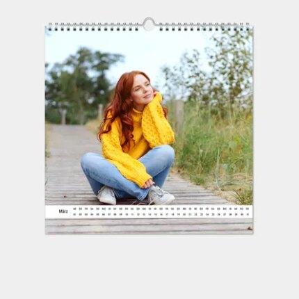 Wandkalender Wandkalender 30x30 cm mit Foto online gestalten und bestellen