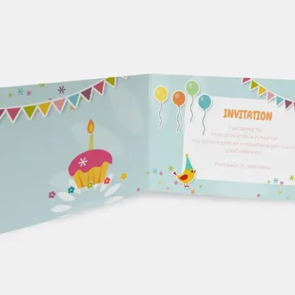 Klappkarte mit Foto 14x10