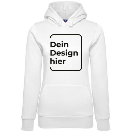 Frauen Authentic Kapuzen-Sweatshirt bedrucken