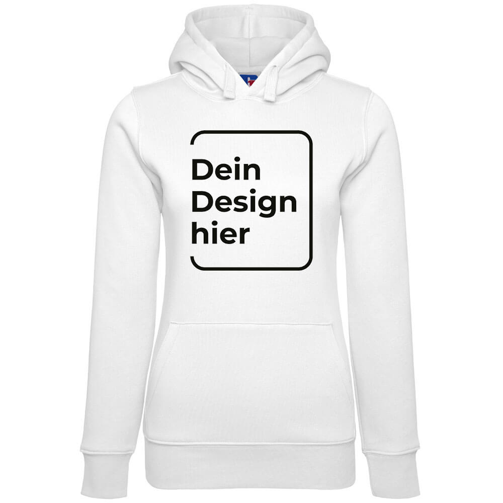 265F_Media_WFeed Frauen Authentic Kapuzen-Sweatshirt bedrucken