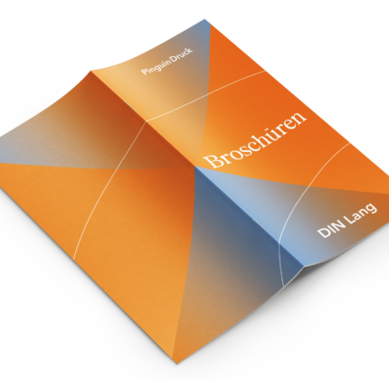 50 DIN lang 8 Seiten  - Broschüren drucken lassen