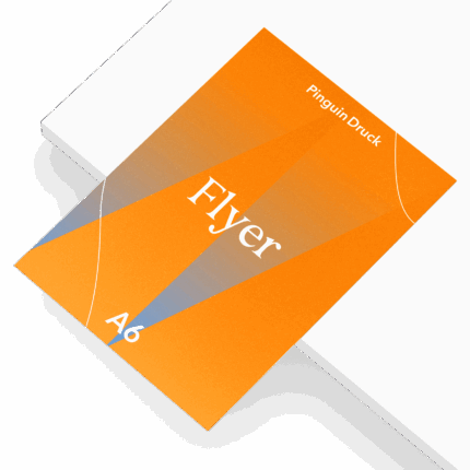 500 DIN A6 1 Seite - Falzflyer