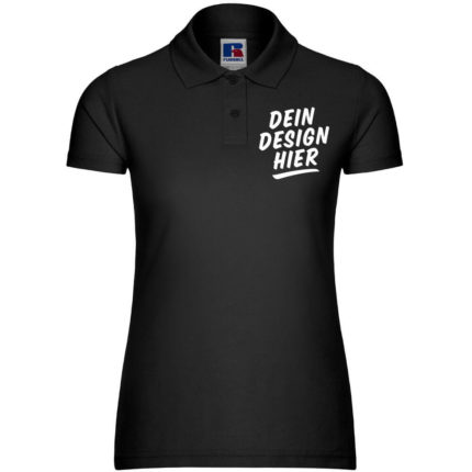 Frauen Poloshirt 65/35 Mischgewebe in Übergröße