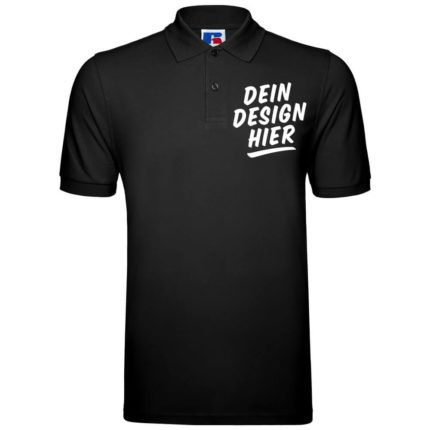 Männer Poloshirt bedrucken 100% Baumwolle
