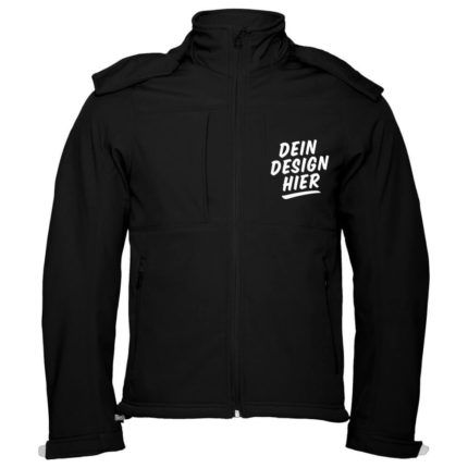 Männer Kapuzen-Softshell Jacke