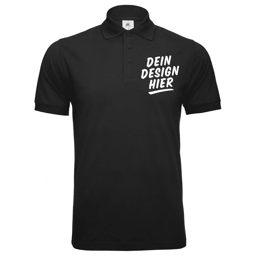 BCPU409_Media_BFeed Männer Safran Poloshirt bedrucken mit Logo