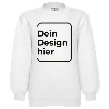 Teenager Set-In Sweatshirt bedrucken mit Logo