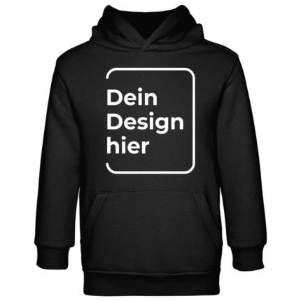Teenager Kapuzen-Sweatshirt bedrucken mit Logo