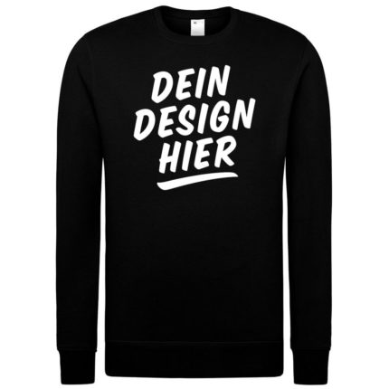 Set-In Sweatshirt bedrucken 80/20 Royal Line in Übergröße