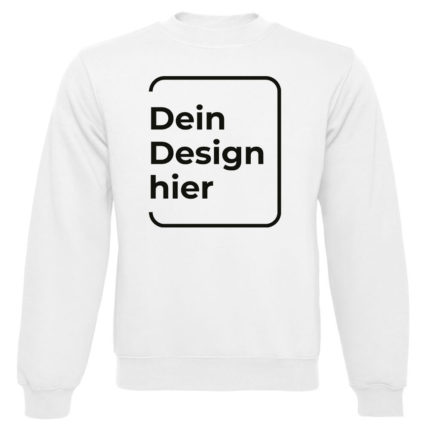 Set-In Sweatshirt bedrucken in Übergröße