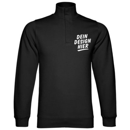 Unisex Sweatshirt mit 1/4-Reißverschluss ID.004