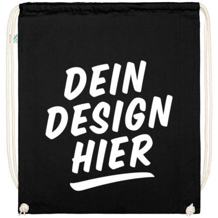 Biobaumwoll Turnbeutel bedrucken - klimaneutral