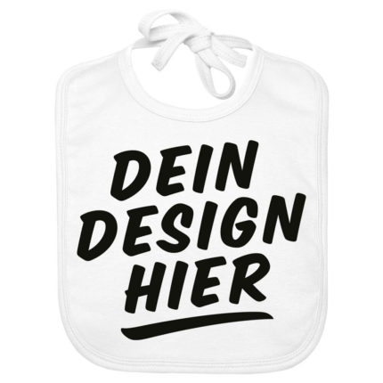Baby Bio-Lätzchen gestalten und bedrucken - hochwertiger Druck