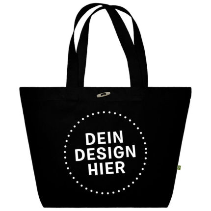 Bio Baumwoll Einkaufstasche bedrucken mit Logo