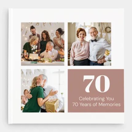 Echtfoto-Hardcover Echtfotobuch 30x30 cm Hardcover – Fotobuch auf echtem Fotopapier gestalten (24–96 Seiten)