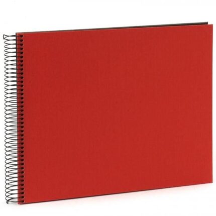 Goldbuch Spiralalbum hellrot 25 993 40 schwarze Seiten 34x30cm