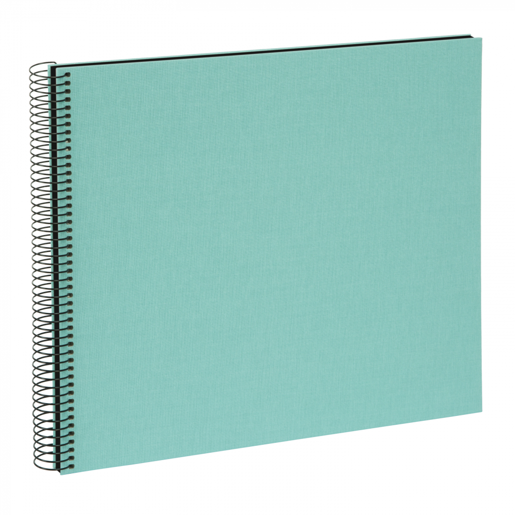 goldbuch-bella-vista-spiralalbum-aqua-25507-35x30-16653897623580304 Goldbuch Spiralalbum 25507 Bella Vista aqua 35x30cm schwarze Seiten – Bild 1
