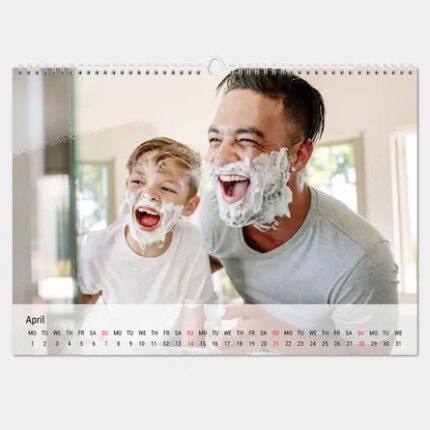 Echtfotokalender A4 quer selbst online gestalten