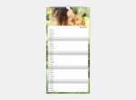 Küchenkalender groß mit Foto online gestalten und bestellen