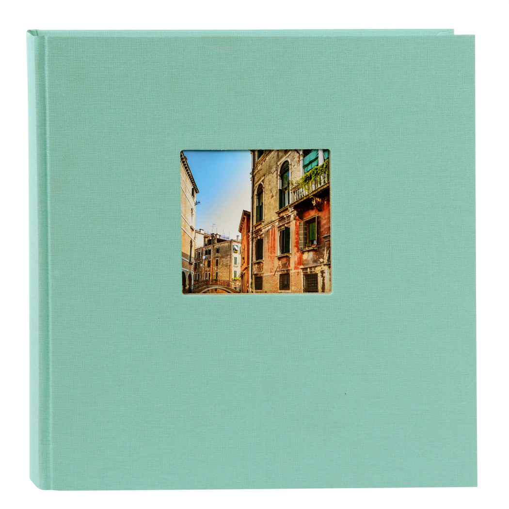 goldbuch-bella-vista-fotoalbum-aqua-27907-30x31-166538982180830304 Goldbuch 27907 Bella Vista 30x30cm aqua schwarze Seiten – Bild 1
