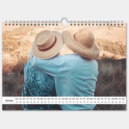 Wandkalender A4 quer – persönlichen Fotokalender online gestalten und bestellen