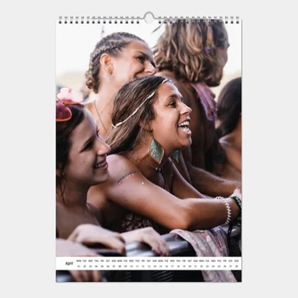 Wandkalender A3 Hochformat für 2026 – individueller Fotokalender mit eigenen Bildern