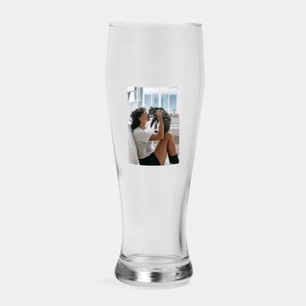 Personalisiertes Weizenbierglas mit eigenem Foto bedrucken lassen