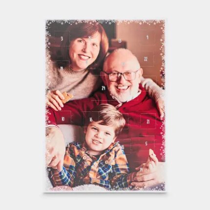 Foto-Adventskalender mit Türchenbildern hoch