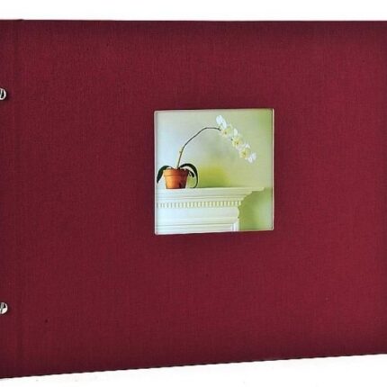 Goldbuch Bella Vista Schraubalbum bordeaux 28972 schw. Seiten 39x31 cm